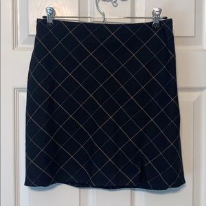 NWT plaid navy Abercrombie mini skirt